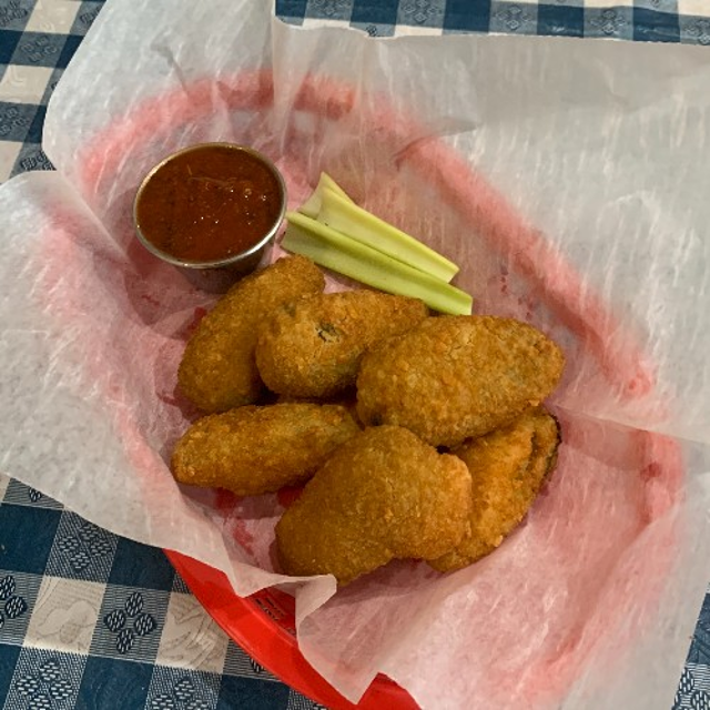 Jalapeño Poppers with Fresh Marinara Sauce.