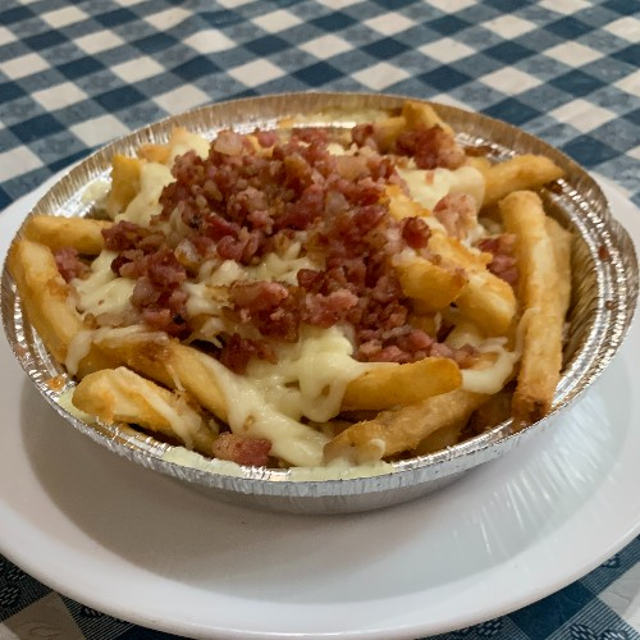French Fries with Cheese & Bacon.